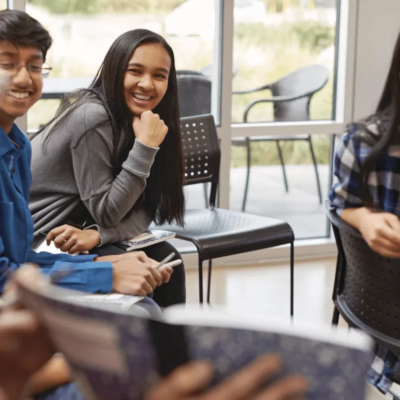 Teen study group.